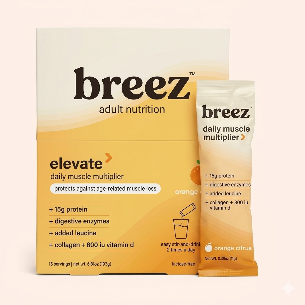 Breez adult nutrition — daily protein stick pack